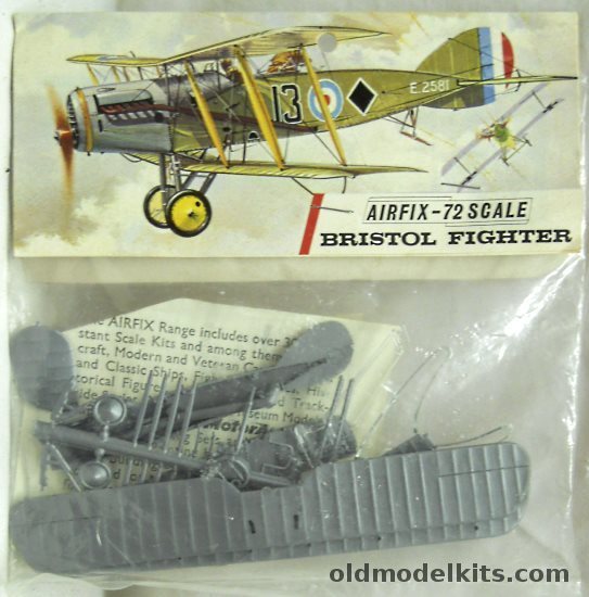 Airfix 1/72 Bristol Fighter Brisfit F-2B - Bagged - (F2B), 85 plastic model kit